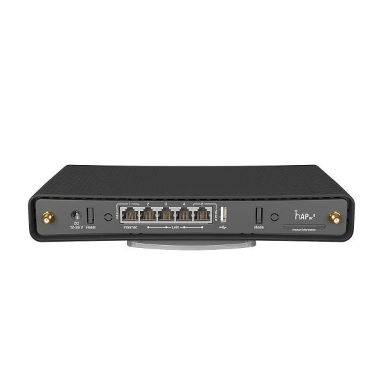 Router MikroTik RBD53iG-5HacD2HnD, CPU 719 MHz, Wi-Fi 5 (802.11ac), (2,4 GHz / 5 GHz), Ethernet LAN