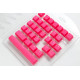 Ducky Pink 31-Keycap Set Rubber Backlit Double-Shot US Layout