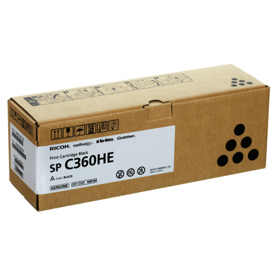 Toner Cartridge Ricoh SPC360HE, 7000 p, Black