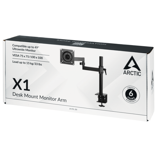 Desk Mount Monitor Arm ARCTIC X1, 13