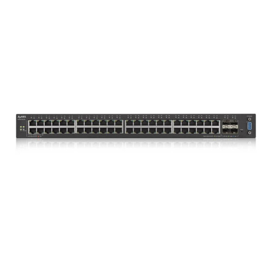 Switch ZYXEL XGS2210-52, 48 Ports Gigabit, Managed L3, 4xSFP, Rack-Mount