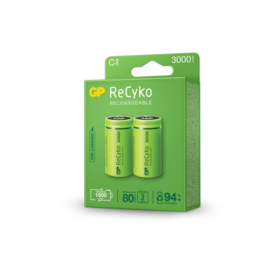 GP ReCyko battery 3000mAh C (2 battery pack)
