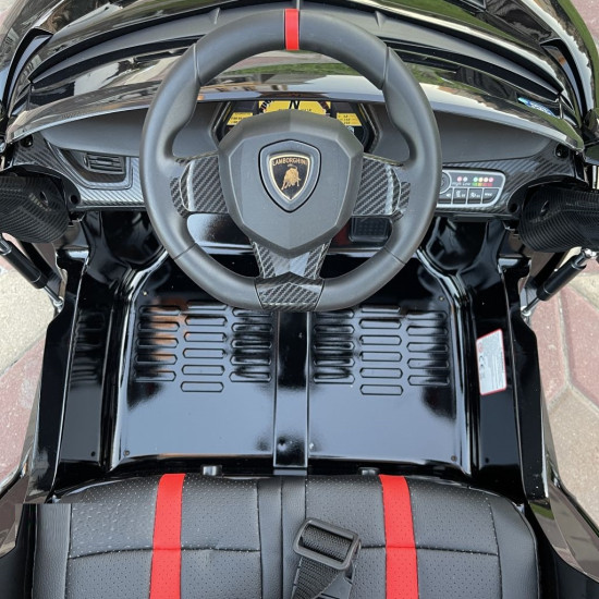 Акумулаторен кола Lamborghini Veneno 12V с отварящи се врати меки гуми 4x4