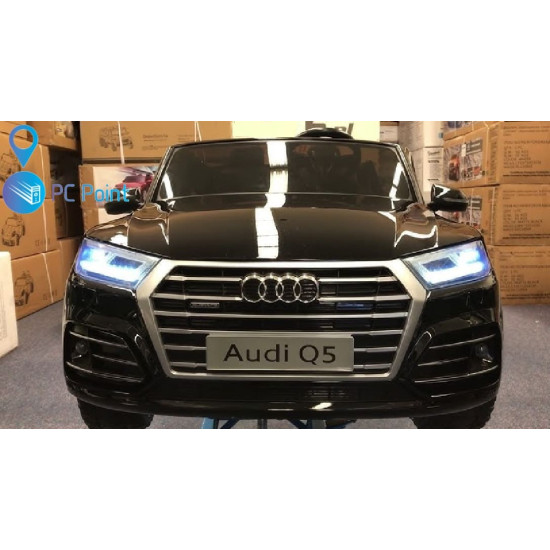 Акумулаторен Двуместна джип Audi Q5 4X4 24V батерия,MP4