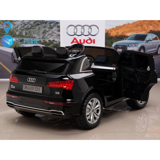 Акумулаторен Двуместна джип Audi Q5 4X4 24V батерия,MP4
