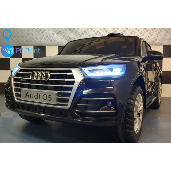 Акумулаторен Двуместна джип Audi Q5 4X4 24V батерия,MP4