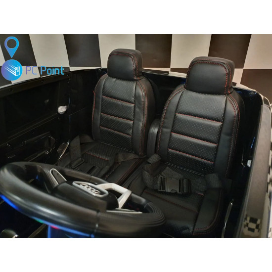 Акумулаторен Двуместна джип Audi Q5 4X4 24V батерия,MP4