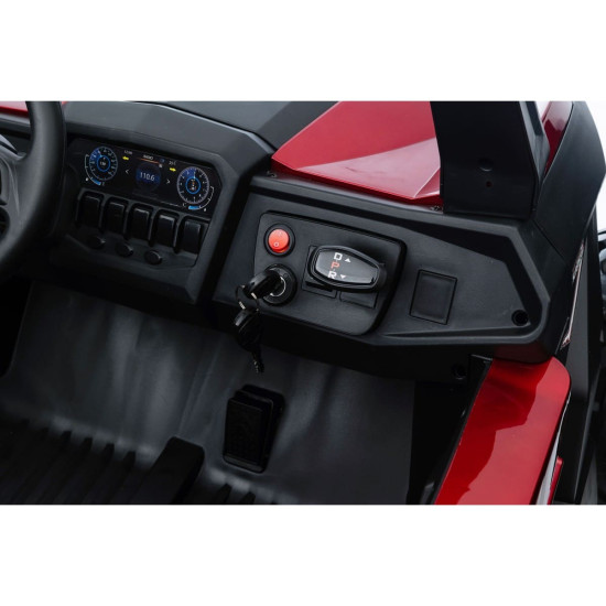 Aкумулаторен джип Super Star 4X4 24V двуместен с меки гуми отварящи се врати и кожена седалка Aкумулаторен джип Super Star 4X4 24V двуместен с меки гуми отварящи се врати и кожена седалка