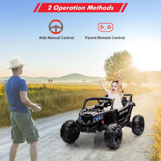 Акумулаторен джип двуместен Off Road Speed 4x4 UTV 24v с двойна кожена седалка 2024 Акумулаторен джип двуместен Off Road Speed 4x4 UTV 24v с двойна кожена седалка 2024