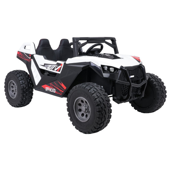 Battery-powered two-seater UTV off-road jeep, 4x4, 24V, 690W, with MP4 & MP3 player