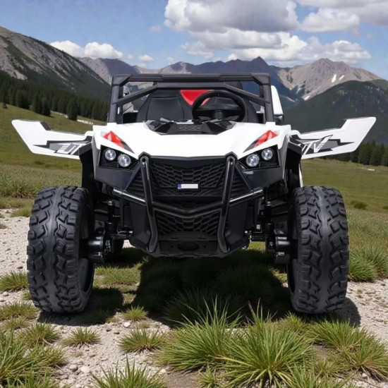 Battery-powered two-seater UTV off-road jeep, 4x4, 24V, 690W, with MP4 & MP3 player