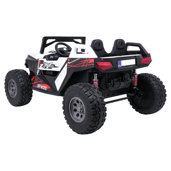 Battery-powered two-seater UTV off-road jeep, 4x4, 24V, 690W, with MP4 & MP3 player