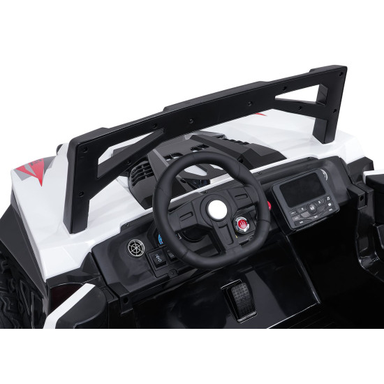 Battery-powered two-seater UTV off-road jeep, 4x4, 24V, 690W, with MP4 & MP3 player