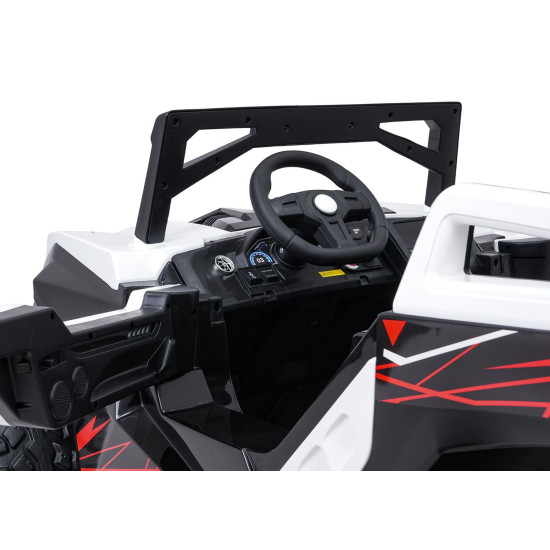 Battery-powered two-seater UTV off-road jeep, 4x4, 24V, 690W, with MP4 & MP3 player