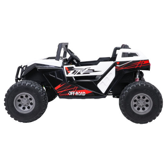 Battery-powered two-seater UTV off-road jeep, 4x4, 24V, 690W, with MP4 & MP3 player