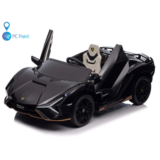Двуместна акумулаторна кола Lamborghini SIAN дрифт 24V7Ah 1200W