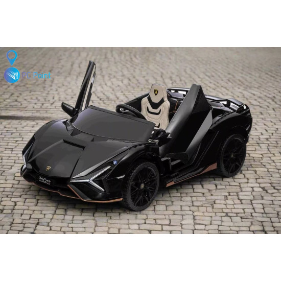 Двуместна акумулаторна кола Lamborghini SIAN дрифт 24V7Ah 1200W