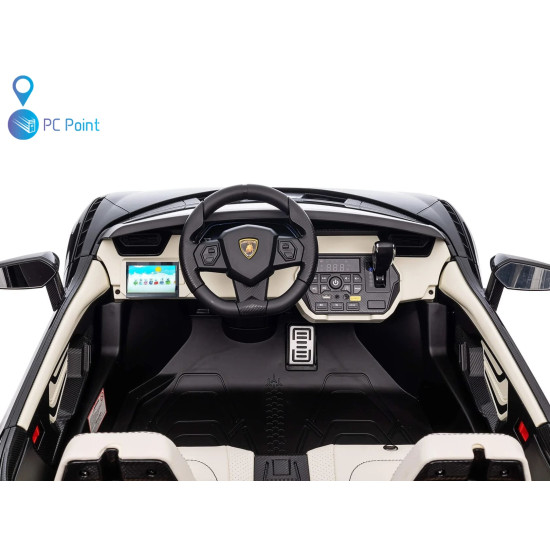 Двуместна акумулаторна кола Lamborghini SIAN дрифт 24V7Ah 1200W