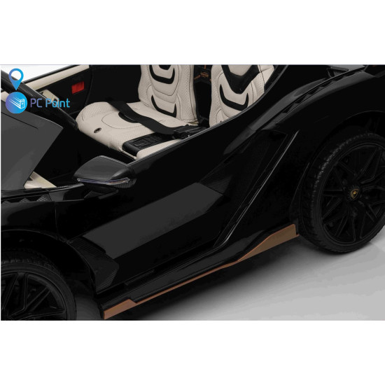 Двуместна акумулаторна кола Lamborghini SIAN дрифт 24V7Ah 1200W