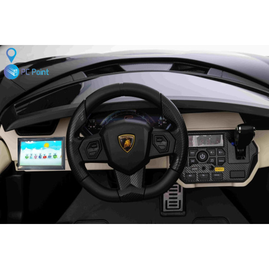 Двуместна акумулаторна кола Lamborghini SIAN дрифт 24V7Ah 1200W