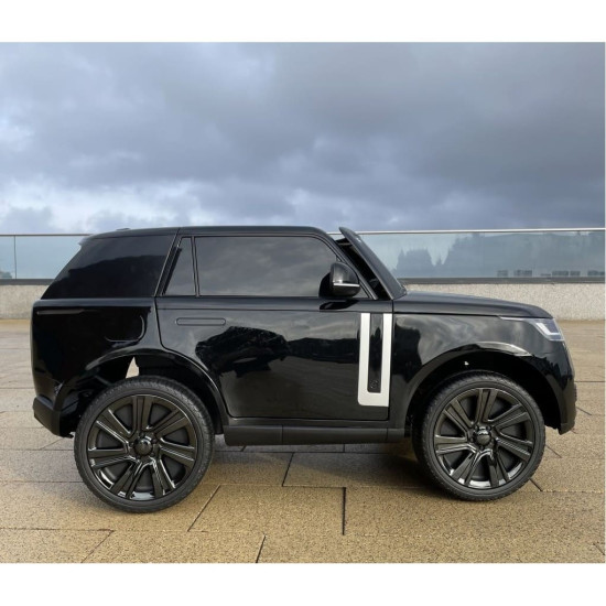 Акумулаторен двуместен джип Range Rover 24V с меки гуми и двойна кожена седалка 2024