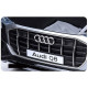 Акумулаторен джип Audi Q8 с меки гуми и кожена седалка 12V