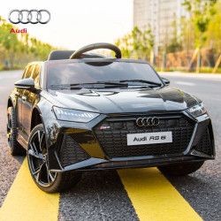 Акумулаторен джип Audi RS 6 4X4 12V с дистанционно управление меки гуми и кожена седалка Акумулаторен джип Audi RS 6 4X4 12V с дистанционно управление меки гуми и кожена седалка