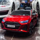 Акумулаторен джип Audi RS 6 4X4 12V с дистанционно управление меки гуми и кожена седалка