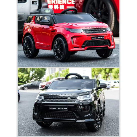 Акумулаторна кола Land Rover Discovery 4x4 с MP3 меки гуми и отварящи се врати 12V