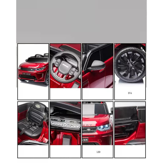 Акумулаторна кола Land Rover Discovery 4x4 с MP3 меки гуми и отварящи се врати 12V