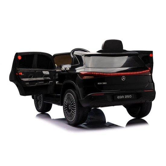 Акумулаторен джип Mercedes EQA 250 12V с отварящи се врати меки гуми 4x4 Акумулаторен джип Mercedes EQA 250 12V с отварящи се врати меки гуми 4x4