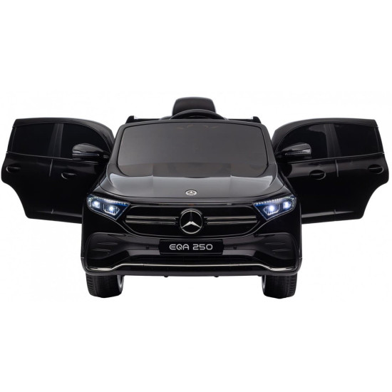 Акумулаторен джип Mercedes EQA 250 12V с отварящи се врати меки гуми 4x4 Акумулаторен джип Mercedes EQA 250 12V с отварящи се врати меки гуми 4x4