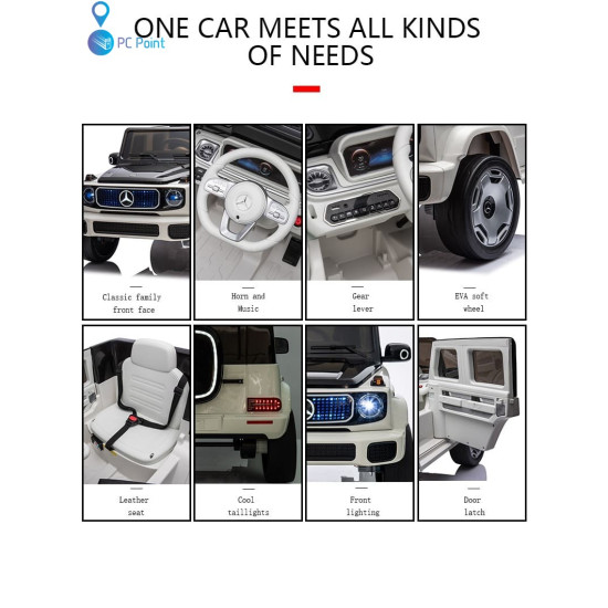 Mercedes EQG Electric G-Class 12V 9Ah 4x4 140W Ride-On Electric Car
