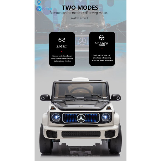 Mercedes EQG Electric G-Class 12V 9Ah 4x4 140W Ride-On Electric Car