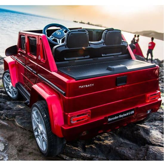 Акумулаторен джип Mercedes Maybach G650 с отварящи се врати 4x4 12V Акумулаторен джип Mercedes Maybach G650 с отварящи се врати 4x4 12V