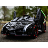 Акумулаторен кола Lamborghini Veneno 12V с отварящи се врати меки гуми 4x4 Акумулаторен кола Lamborghini Veneno 12V с отварящи се врати меки гуми 4x4