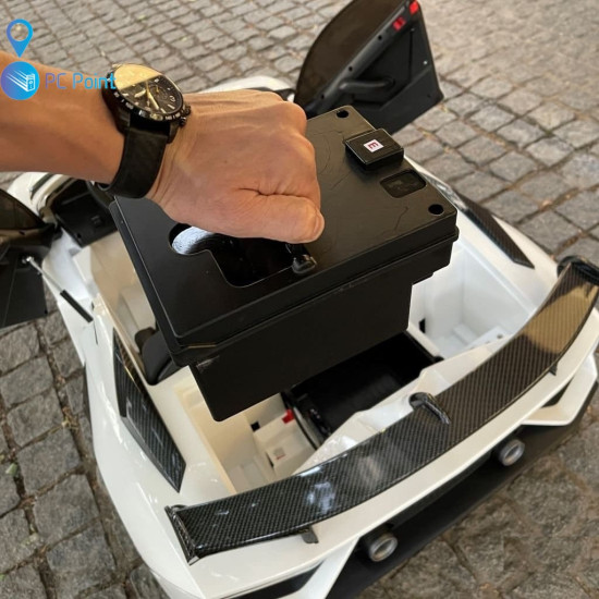 Двуместна КОЛА Licensed Lamborghini Aventador SVJ 24V/14Ah с дрифт 1500W