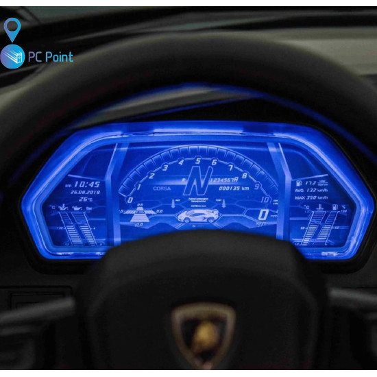 Двуместна КОЛА Licensed Lamborghini Aventador SVJ 24V/14Ah с дрифт 1500W