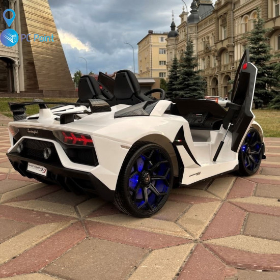 Двуместна КОЛА Licensed Lamborghini Aventador SVJ 24V/14Ah с дрифт 1500W