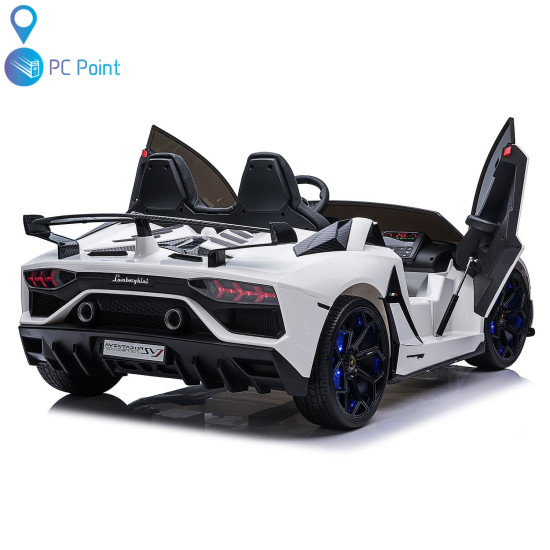 Двуместна КОЛА Licensed Lamborghini Aventador SVJ 24V/14Ah с дрифт 1500W