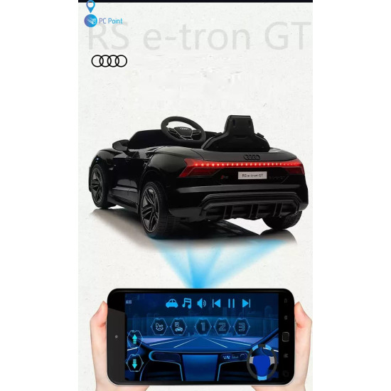 Акумулаторна кола/спортен /AUDI RS E-TRON GT 4X4 Licensed 12V/7Ah MP3, 100W