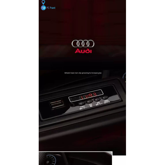 Акумулаторна кола/спортен /AUDI RS E-TRON GT 4X4 Licensed 12V/7Ah MP3, 100W