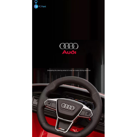 Акумулаторна кола/спортен /AUDI RS E-TRON GT 4X4 Licensed 12V/7Ah MP3, 100W