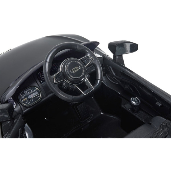Audi R8 Spyder battery car with soft tires and leather seat 12V Audi R8 Spyder battery car with soft tires and leather seat 12V