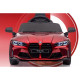 Акумулаторна кола BMW M4 12V с дистанционно управление меки гуми и кожена седалка 2024
