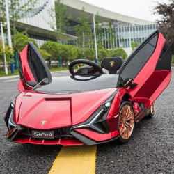 Lamborghini SIAN 4X4 12V Battery Powered Car with Soft Tires Leather Seat and Remote Control 2024 Lamborghini SIAN 4X4 12V Battery Powered Car with Soft Tires Leather Seat and Remote Control 2024