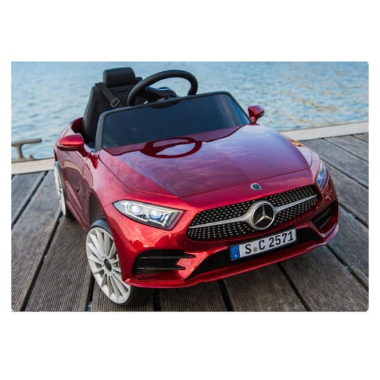 Акумулаторна кола Mercedes Benz CLS350 с кожена седалка 12V