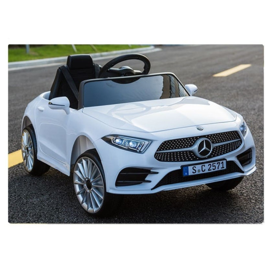 Акумулаторна кола Mercedes Benz CLS350 с кожена седалка 12V