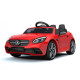 Акумулаторна кола Mercedes SLC300 с меки гуми и кожена седалка 12V