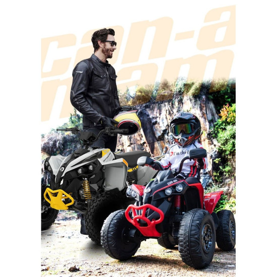 Акумулаторно бъги Can-Am Maverick 4X4 с кожена седалка и звукова система 24V Акумулаторно бъги Can-Am Maverick 4X4 с кожена седалка и звукова система 24V